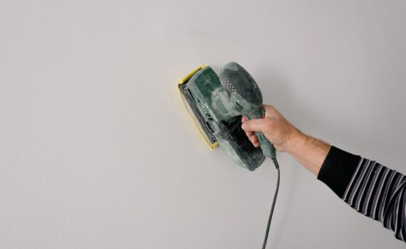 Best way to sand drywall