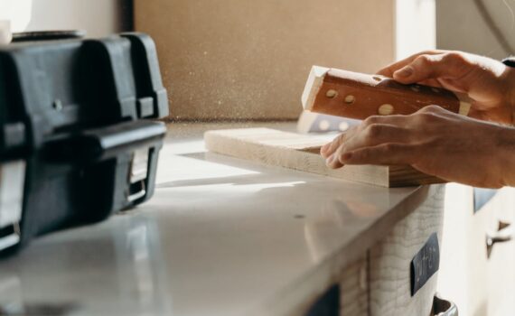 How to sand furniture without a sander