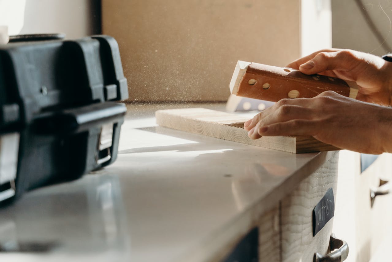 How to sand furniture without a sander